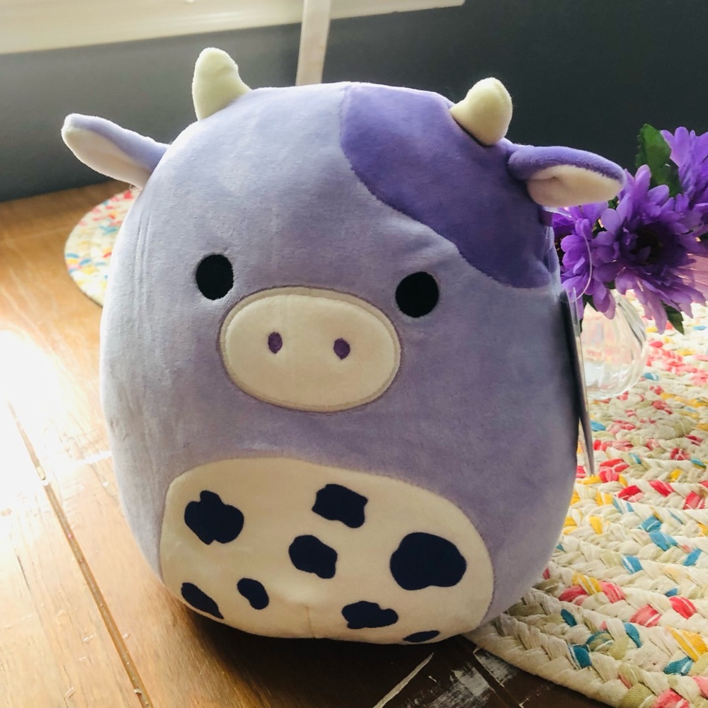 NWT Squishmallow bubba the cow